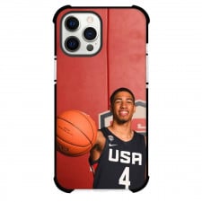 Fiba World Cup 2023 Tyrese Haliburton Phone Case For iPhone And Samsung Galaxy - Tyrese Haliburton USA 4 Holding Ball Poster