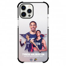 Fiba World Cup 2023 Tyrese Haliburton Phone Case For iPhone And Samsung Galaxy - Tyrese Haliburton USA 4 Portrait