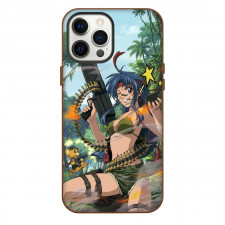 Full Metal Panic Kaname Chidori Phone Case For iPhone Samsung Galaxy Pixel OnePlus Vivo Xiaomi Asus Sony Motorola Nokia - Kaname Chidori Holding Machine Gun Portrait