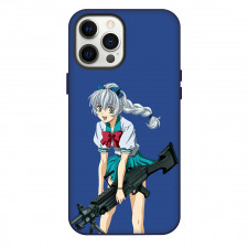 Full Metal Panic Teletha Testarossa Phone Case For iPhone Samsung Galaxy Pixel OnePlus Vivo Xiaomi Asus Sony Motorola Nokia - Teletha Testarossa Tired Holding Gun Portrait