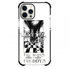 Five Nights At Freddys Phone Case For iPhone Samsung Galaxy Pixel OnePlus Vivo Xiaomi Asus Sony Motorola Nokia - Characters Grayscale