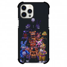 Five Nights At Freddys Phone Case For iPhone Samsung Galaxy Pixel OnePlus Vivo Xiaomi Asus Sony Motorola Nokia - Characters Illustration Black Background