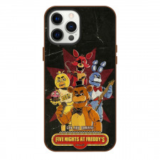 Five Nights At Freddys Phone Case For iPhone Samsung Galaxy Pixel OnePlus Vivo Xiaomi Asus Sony Motorola Nokia - Five Nights At Freddys Characters Retro Art Series Poster