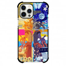 Five Nights At Freddys Phone Case For iPhone Samsung Galaxy Pixel OnePlus Vivo Xiaomi Asus Sony Motorola Nokia - Sun and Moon Collage Side Portrait