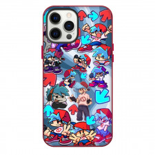 Friday Night Funkin Boyfriend Phone Case For iPhone Samsung Galaxy Pixel OnePlus Vivo Xiaomi Asus Sony Motorola Nokia - Boyfriend Dance Game Portrait Collage
