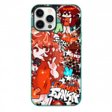 Friday Night Funkin Girlfriend Phone Case For iPhone Samsung Galaxy Pixel OnePlus Vivo Xiaomi Asus Sony Motorola Nokia - Girlfriend Singing Portrait Collage Series Poster