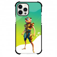 Fortnite Fishstick Phone Case For iPhone Samsung Galaxy Pixel OnePlus Vivo Xiaomi Asus Sony Motorola Nokia - Fishstick Soldier Green Background