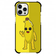 Fortnite Peely Phone Case For iPhone Samsung Galaxy Pixel OnePlus Vivo Xiaomi Asus Sony Motorola Nokia - Peely Chibi Art Yellow Background