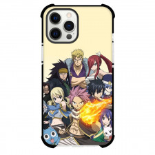 Fairy Tail Case For iPhone Samsung Galaxy Pixel OnePlus Vivo Xiaomi Asus Sony Motorola Nokia - Characters Beige Background Minimalist