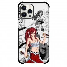 Fairy Tail Erza Scarlet Case For iPhone Samsung Galaxy Pixel OnePlus Vivo Xiaomi Asus Sony Motorola Nokia - Erza Scarlet Comic Art
