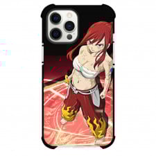 Fairy Tail Erza Scarlet Case For iPhone Samsung Galaxy Pixel OnePlus Vivo Xiaomi Asus Sony Motorola Nokia - Erza Scarlet Red Light Circle