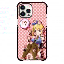 Fairy Tail Lucy Heartfilia Case For iPhone Samsung Galaxy Pixel OnePlus Vivo Xiaomi Asus Sony Motorola Nokia - Lucy Heartfilia Pink Polkadots Background