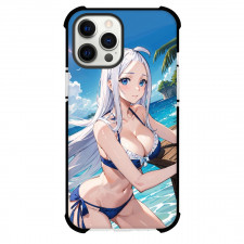 Fairy Tail Mirajane Strauss Case For iPhone Samsung Galaxy Pixel OnePlus Vivo Xiaomi Asus Sony Motorola Nokia - Mirajane Strauss Blue Swimsuit Portrait