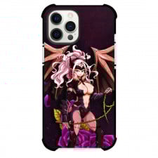 Fairy Tail Mirajane Strauss Case For iPhone Samsung Galaxy Pixel OnePlus Vivo Xiaomi Asus Sony Motorola Nokia - Mirajane Strauss Violet Rose Illustration