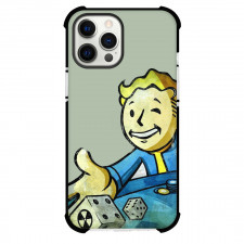Fallout For iPhone Samsung Galaxy Pixel OnePlus Vivo Xiaomi Asus Sony Motorola Nokia - Vault Boy Throwing Dice Illustration
