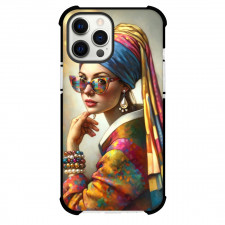 Famous Artwork CrossOvers Girl with a Pearl Earring Case For iPhone Samsung Galaxy Pixel OnePlus Vivo Xiaomi Asus Sony Motorola Nokia - Wearing Funky Outfit