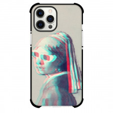 Famous Artwork CrossOvers Girl with a Pearl Earring Case For iPhone Samsung Galaxy Pixel OnePlus Vivo Xiaomi Asus Sony Motorola Nokia - Girl with a Pearl Wearing Shades Pop Art