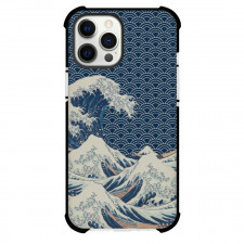 Famous Artwork CrossOvers Great Wave Off Kanagawa Case For iPhone Samsung Galaxy Pixel OnePlus Vivo Xiaomi Asus Sony Motorola Nokia - Great Wave off Kanagawa Blue Pattern Art