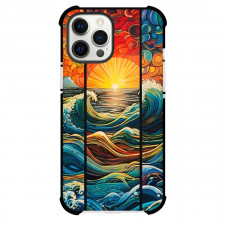 Famous Artwork CrossOvers Great Wave Off Kanagawa Case For iPhone Samsung Galaxy Pixel OnePlus Vivo Xiaomi Asus Sony Motorola Nokia - Great Wave off Kanagawa Collage Abstract Art