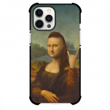 Famous Artwork CrossOvers Mona Lisa Case For iPhone Samsung Galaxy Pixel OnePlus Vivo Xiaomi Asus Sony Motorola Nokia - Mona Lisa Rockstar Haircut