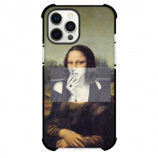 Famous Artwork CrossOvers Mona Lisa Case For iPhone Samsung Galaxy Pixel OnePlus Vivo Xiaomi Asus Sony Motorola Nokia - Mona Lisa Smoking Pop Art