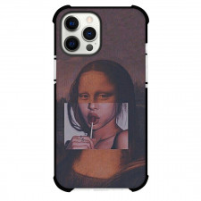 Famous Artwork CrossOvers Mona Lisa Case For iPhone Samsung Galaxy Pixel OnePlus Vivo Xiaomi Asus Sony Motorola Nokia - Mona Lisa Sucking a Lollipop Pop Art