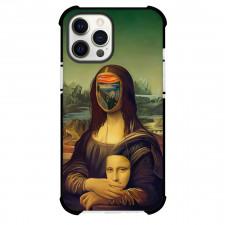Famous Artwork CrossOvers Mona Lisa Case For iPhone Samsung Galaxy Pixel OnePlus Vivo Xiaomi Asus Sony Motorola Nokia - Mona Lisa the Scream Face Paint