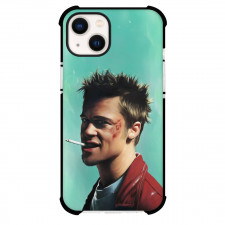 Brad Pitt Phone Case For iPhone Samsung Galaxy Pixel OnePlus Vivo Xiaomi Asus Sony Motorola Nokia - Brad Pitt Smoking Illustration Art Poster
