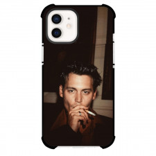 Johnny Depp Phone Case For iPhone Samsung Galaxy Pixel OnePlus Vivo Xiaomi Asus Sony Motorola Nokia - Johnny Depp Smoking Portrait Poster