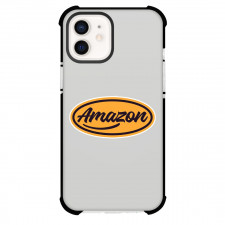 Amazon Phone Case For iPhone Samsung Galaxy Pixel OnePlus Vivo Xiaomi Asus Sony Motorola Nokia - Amazon Vintage Logo Sticker