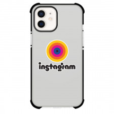 Instagram Phone Case For iPhone Samsung Galaxy Pixel OnePlus Vivo Xiaomi Asus Sony Motorola Nokia - Instagram Lettering Series XXXI Logo Sticker