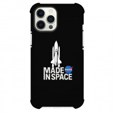 Nasa Phone Case For iPhone Samsung Galaxy Pixel OnePlus Vivo Xiaomi Asus Sony Motorola Nokia - Nasa Made In Space Black And White Poster