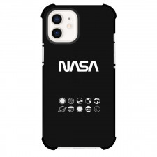 Nasa Phone Case For iPhone Samsung Galaxy Pixel OnePlus Vivo Xiaomi Asus Sony Motorola Nokia - Nasa Minimalist Black Poster