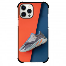 Yeezy Case For iPhone Samsung Galaxy Pixel OnePlus Vivo Xiaomi Asus Sony Motorola Nokia - Yeezy Boost 700 Carbon Blue Orange Background