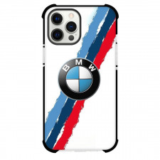 BMW Phone Case For iPhone Samsung Galaxy Pixel OnePlus Vivo Xiaomi Asus Sony Motorola Nokia - BMW Logo On Triple Stripe On White Background