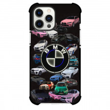 BMW Case For iPhone Samsung Galaxy Pixel OnePlus Vivo Xiaomi Asus Sony Motorola Nokia - BMW Pink Paint Collage