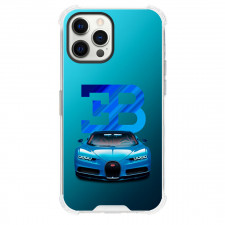 Buggati Phone Case For iPhone Samsung Galaxy Pixel OnePlus Vivo Xiaomi Asus Sony Motorola Nokia - Buggati Chiron Blue On Blue Background