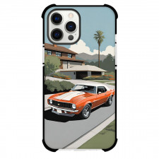 1969 Chevrolet Camaro Z28 Phone Case For iPhone Samsung Galaxy Pixel OnePlus Vivo Xiaomi Asus Sony Motorola Nokia - 1969 Chevrolet Camaro Z28 Classic Orange Illustration Art Poster