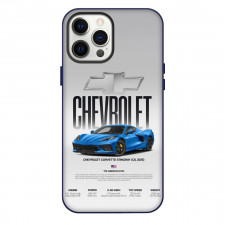 2025 Chevrolet Corvette StingRay C8 Phone Case For iPhone Samsung Galaxy Pixel OnePlus Vivo Xiaomi Asus Sony Motorola Nokia - 2025 Chevrolet Corvette StingRay C8 Blue Poster