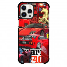 Ferrari Case For iPhone Samsung Galaxy Pixel OnePlus Vivo Xiaomi Asus Sony Motorola Nokia - F40 Gold Stallion Collage