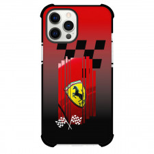 Ferrari Phone Case For iPhone Samsung Galaxy Pixel OnePlus Vivo Xiaomi Asus Sony Motorola Nokia - Ferrari Logo On F1 Graphic Background
