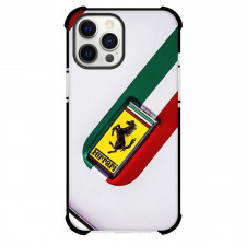 Ferrari Case For iPhone Samsung Galaxy Pixel OnePlus Vivo Xiaomi Asus Sony Motorola Nokia - Logo Green White Red Stripe