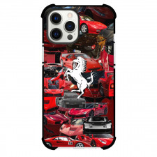 Ferrari Case For iPhone Samsung Galaxy Pixel OnePlus Vivo Xiaomi Asus Sony Motorola Nokia - White Stallion Collage