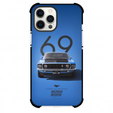 Ford Phone Case For iPhone Samsung Galaxy Pixel OnePlus Vivo Xiaomi Asus Sony Motorola Nokia - Ford Mustang Boss 302 1969 On Blue Background