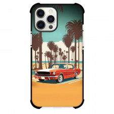 Ford Phone Case For iPhone Samsung Galaxy Pixel OnePlus Vivo Xiaomi Asus Sony Motorola Nokia - Ford Mustang At The Beach Poster