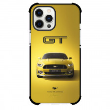 Ford Phone Case For iPhone Samsung Galaxy Pixel OnePlus Vivo Xiaomi Asus Sony Motorola Nokia - Ford Mustang GT Yellow Car On Yellow Background