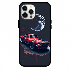 Ford Phone Case For iPhone Samsung Galaxy Pixel OnePlus Vivo Xiaomi Asus Sony Motorola Nokia - Ford Mustang Shelby 1968 Flat Design Poster