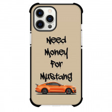 Ford Phone Case For iPhone Samsung Galaxy Pixel OnePlus Vivo Xiaomi Asus Sony Motorola Nokia - Ford Need Money For Mustang Illustration on Brown Background