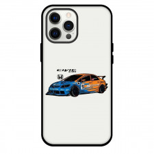 Honda Phone Case For iPhone Samsung Galaxy Pixel OnePlus Vivo Xiaomi Asus Sony Motorola Nokia - Honda Civic Type R Illustration On White Background