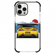Honda Phone Case For iPhone Samsung Galaxy Pixel OnePlus Vivo Xiaomi Asus Sony Motorola Nokia - Honda S2000 Yellow Back Illustration
